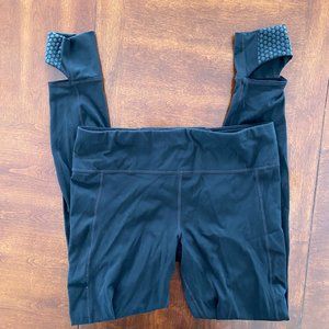 Coolibar UPF leggings with stirrups with non-skid surface, EUC size L